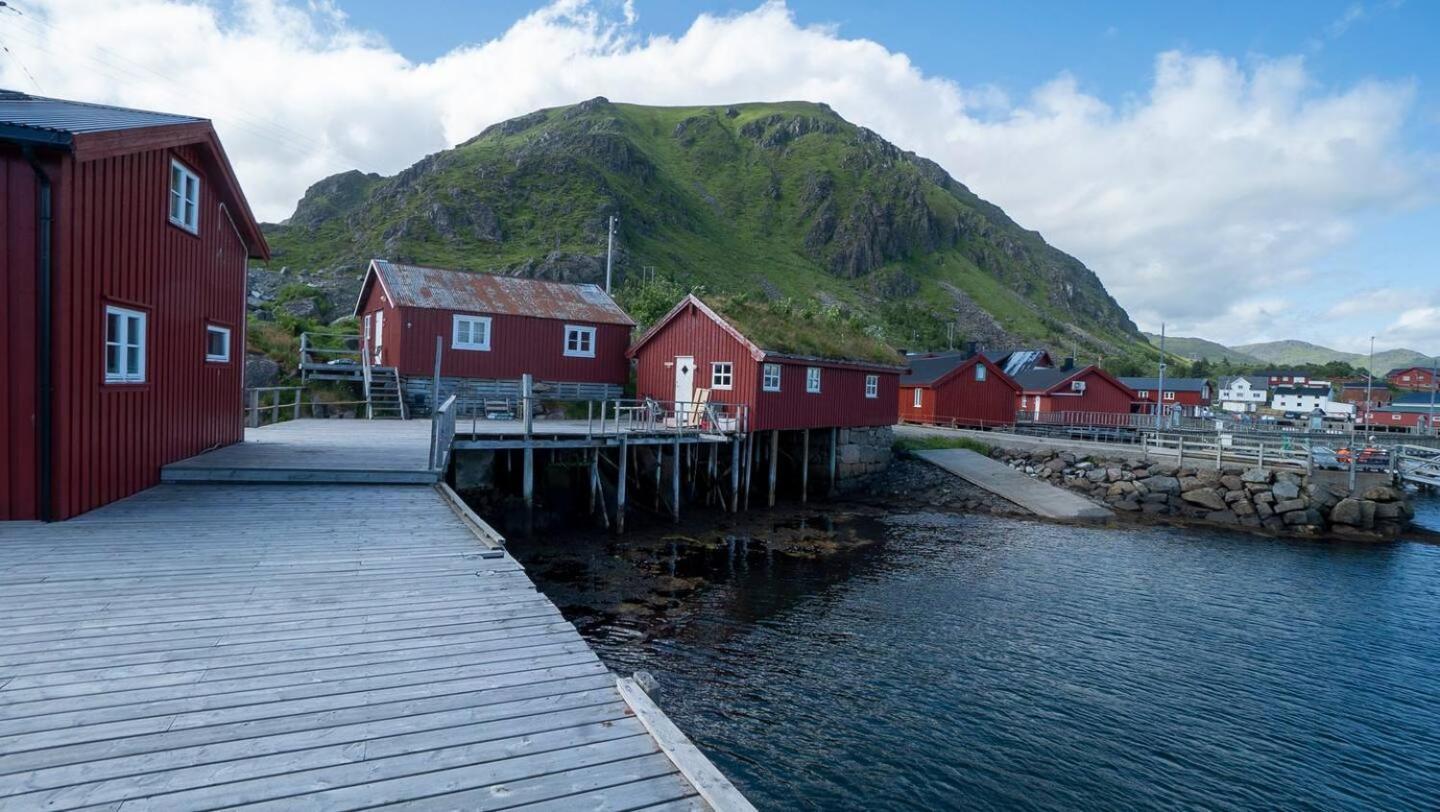 Real Fisherman'S Cabins In Ballstad, Lofoten المظهر الخارجي الصورة