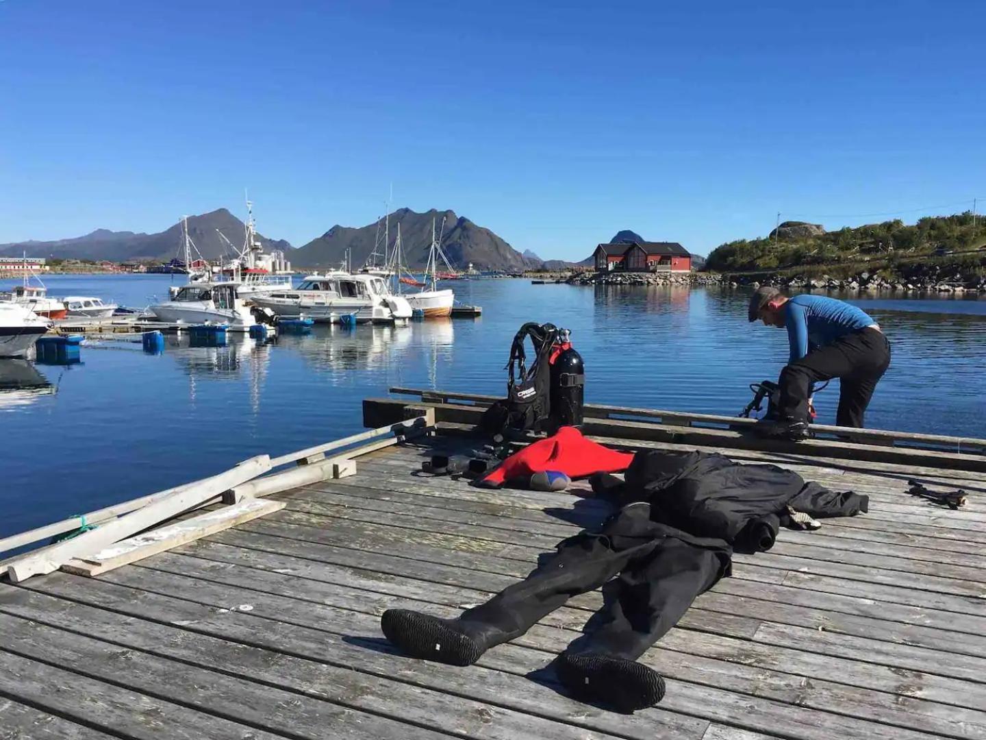 Real Fisherman'S Cabins In Ballstad, Lofoten المظهر الخارجي الصورة